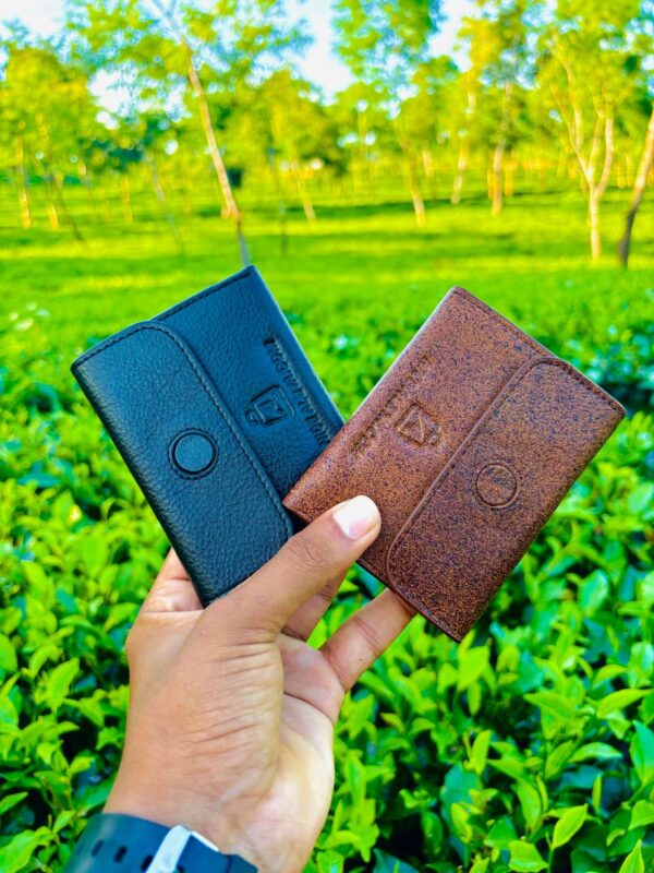 Nice leathar Signature Hide – Crafted Cow Leather Card Holder - Image 7