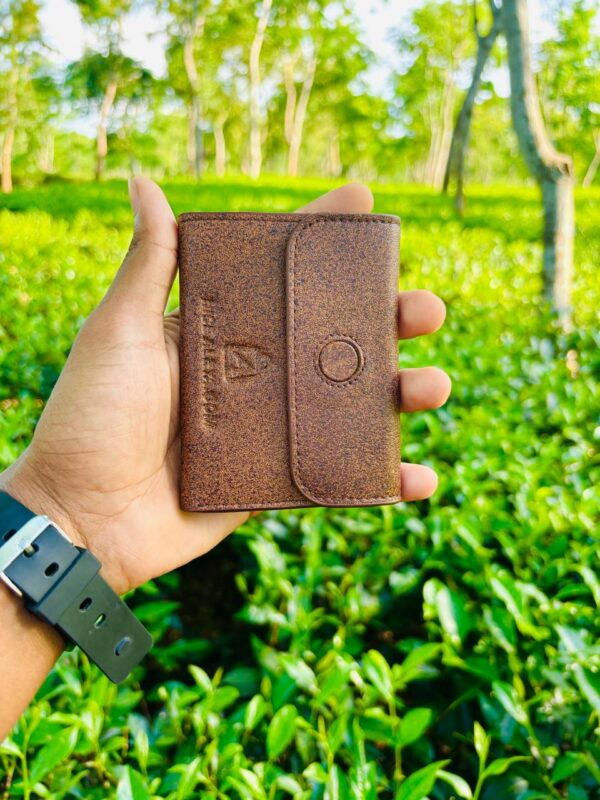 Nice leathar Signature Hide – Crafted Cow Leather Card Holder - Image 6