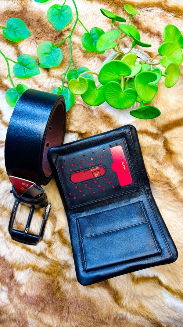 Luxury in Leather – Belt & Wallet Combo by Nice Leather Craft