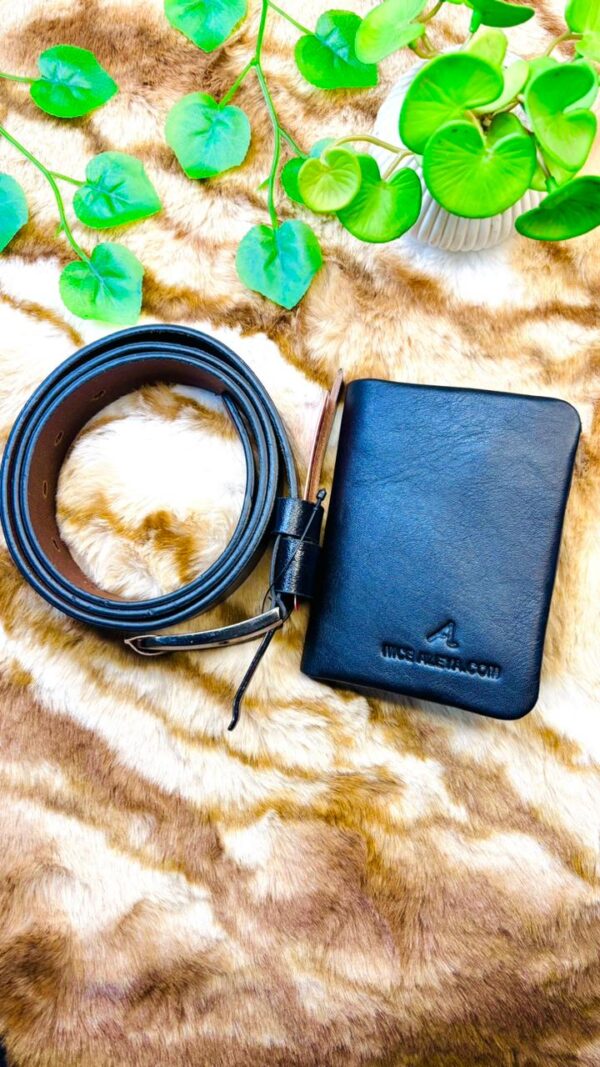 Luxury in Leather – Belt & Wallet Combo by Nice Leather Craft - Image 4