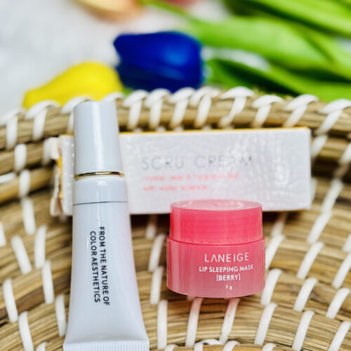 LANEIGE Lip Sleeping Mask EX + Scrub Cream (Combo Set – 2 in 1)