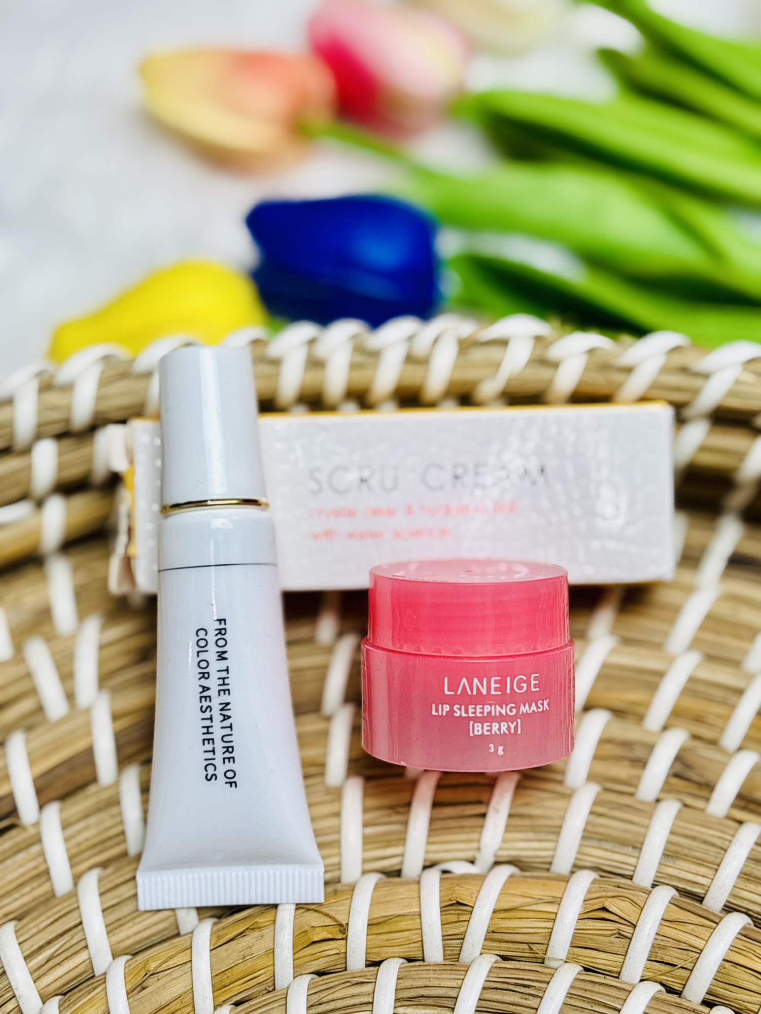 LANEIGE Lip Sleeping Mask EX + Scrub Cream (Combo Set – 2 in 1)